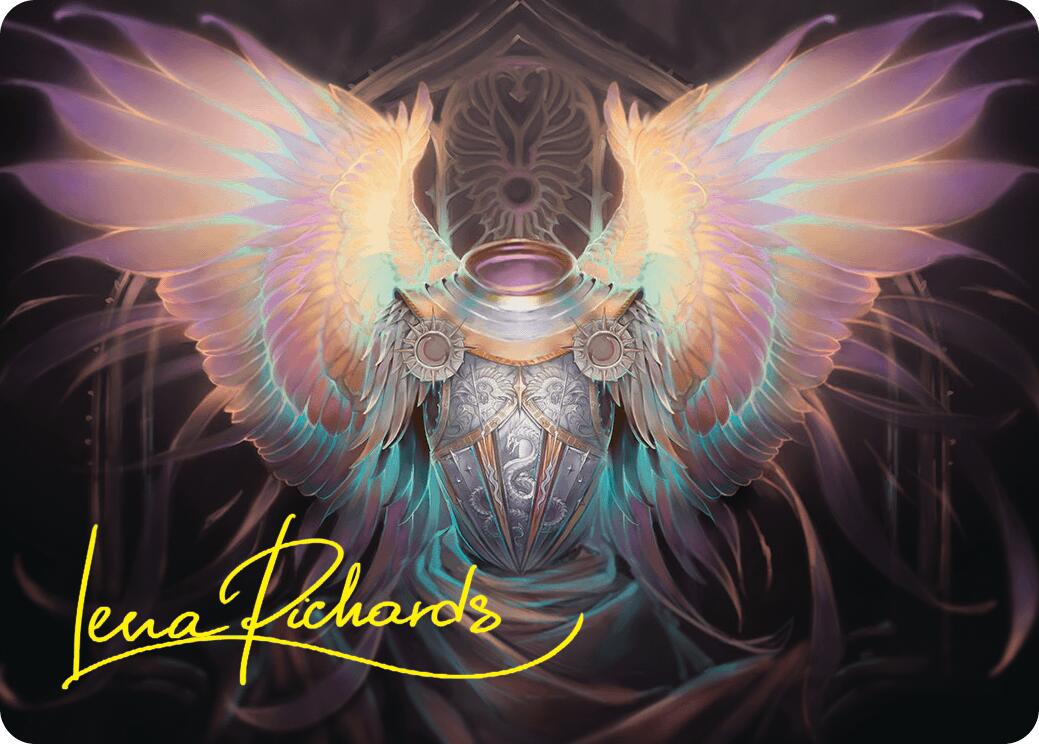 Celestial Armor Art Card (2/54) (Gold-Stamped Signature) [Foundations Art Series] | Exor Games Truro