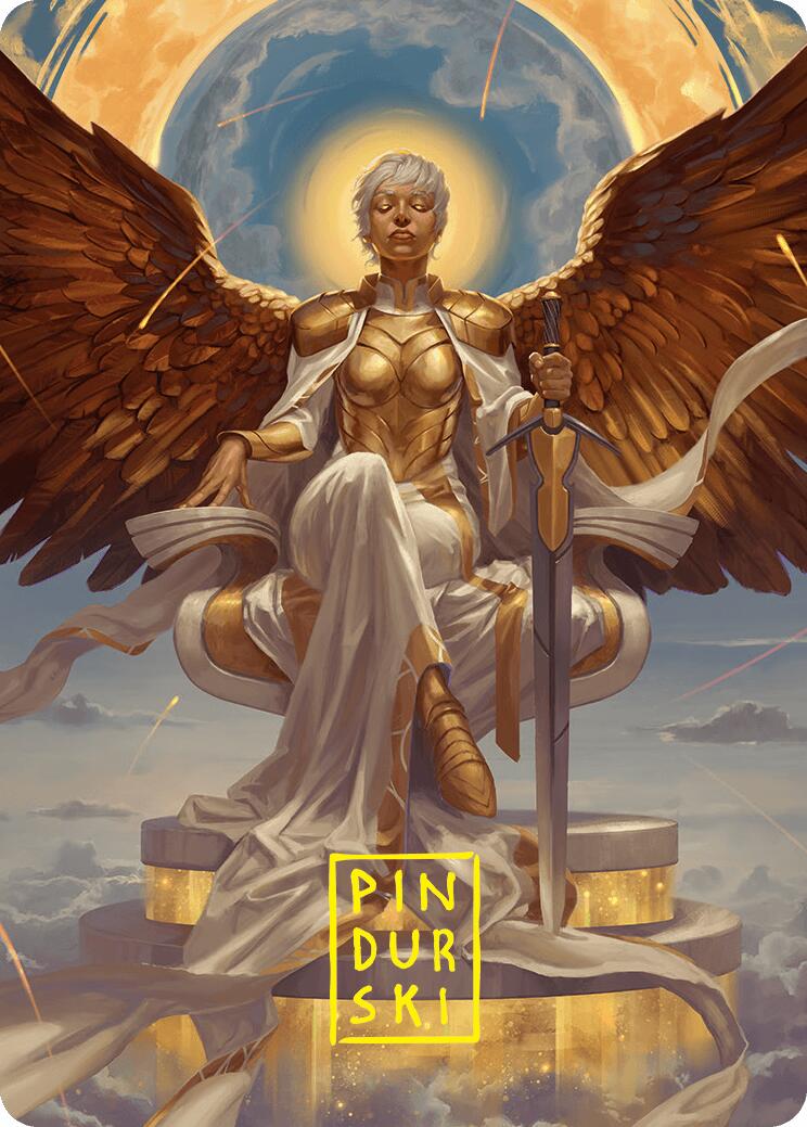 Herald of Eternal Dawn Art Card (27/54) (Gold-Stamped Signature) [Foundations Art Series] | Exor Games Truro