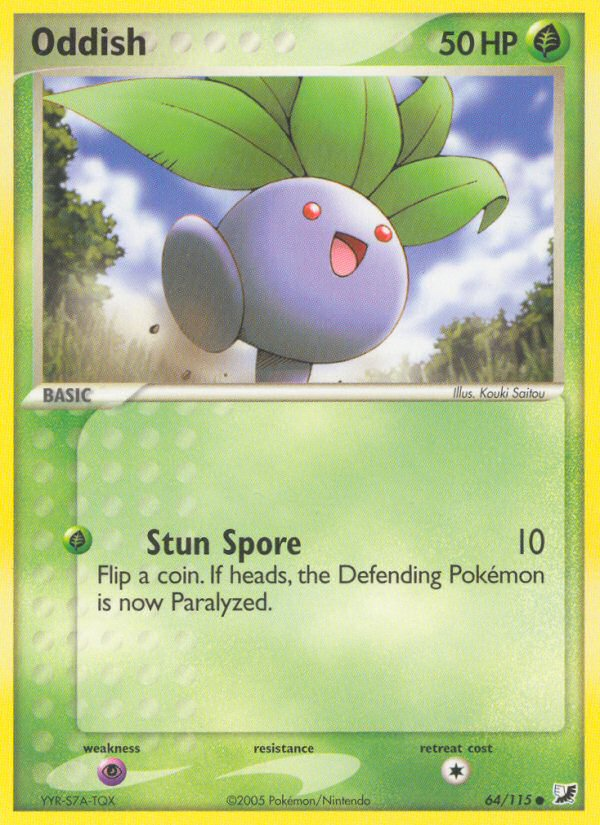 Oddish (64/115) [EX: Unseen Forces] | Exor Games Truro