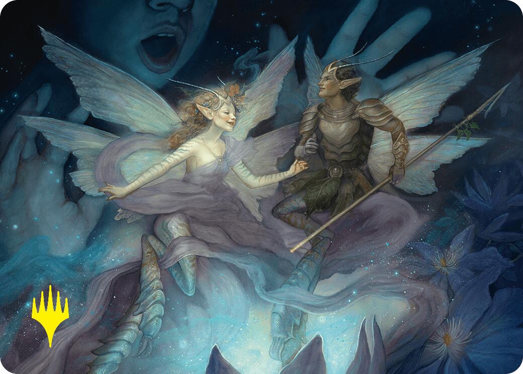 Faebloom Trick Art Card (6/54) (Gold-Stamped Signature) [Foundations Art Series] | Exor Games Truro