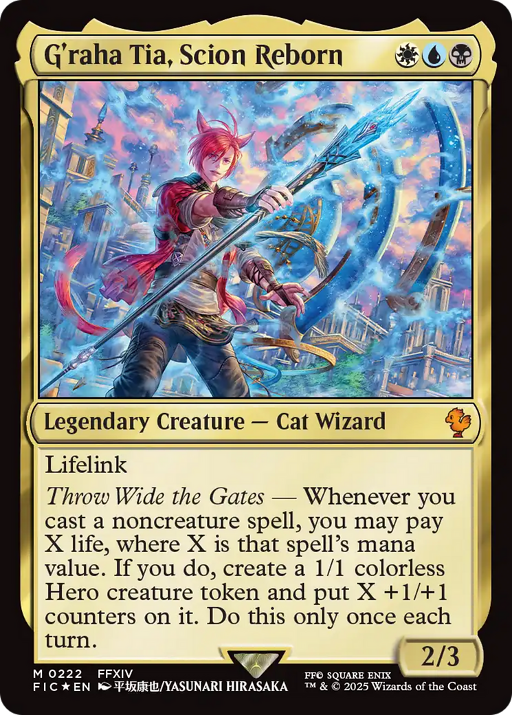 G'raha Tia, Scion Reborn (Surge Foil) [FINAL FANTASY Commander] | Exor Games Truro