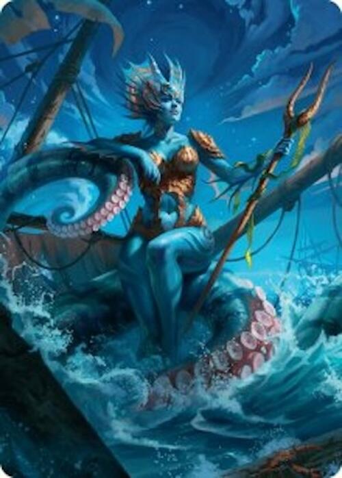 Kiora, the Rising Tide Art Card (30/54) [Foundations Art Series] | Exor Games Truro