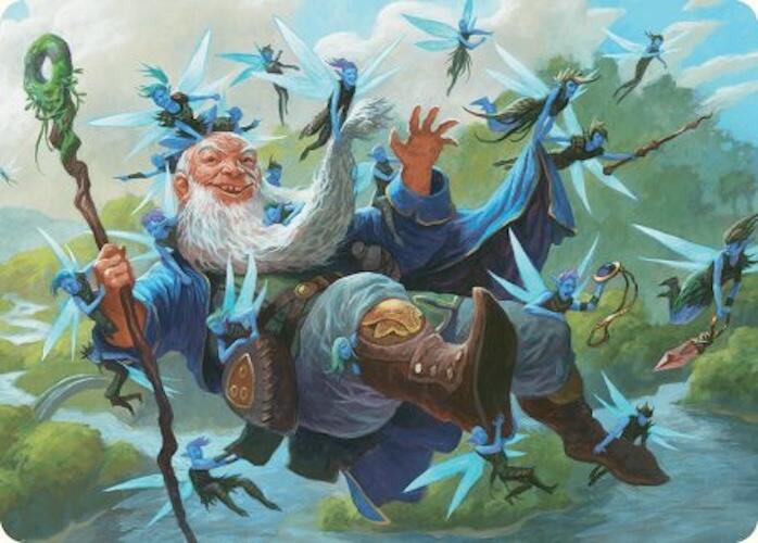 Mischievous Mystic Art Card (7/54) [Foundations Art Series] | Exor Games Truro