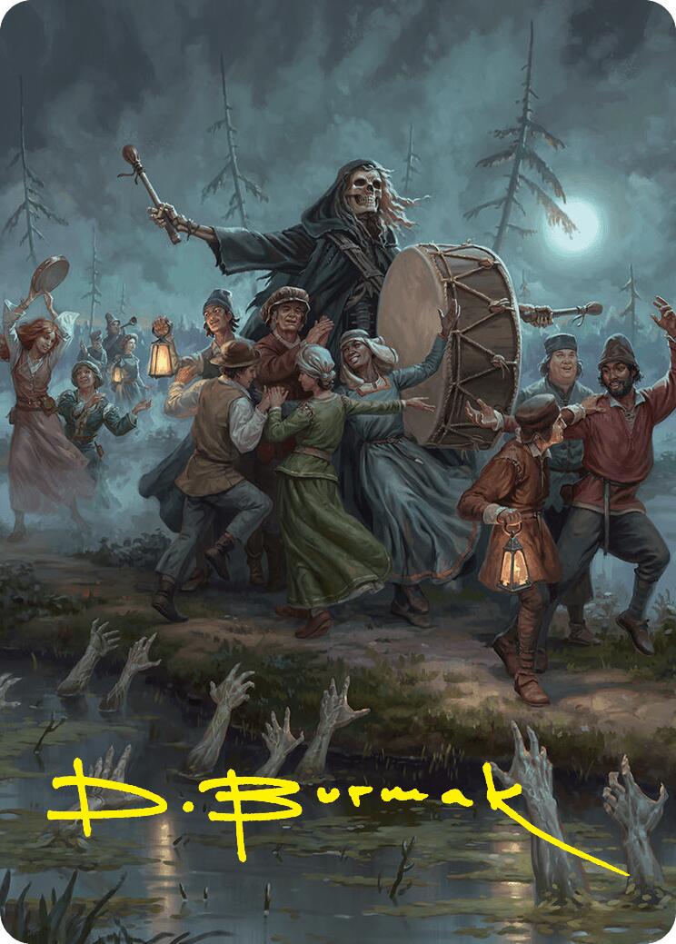 Blasphemous Edict Art Card (35/54) (Gold-Stamped Signature) [Foundations Art Series] | Exor Games Truro