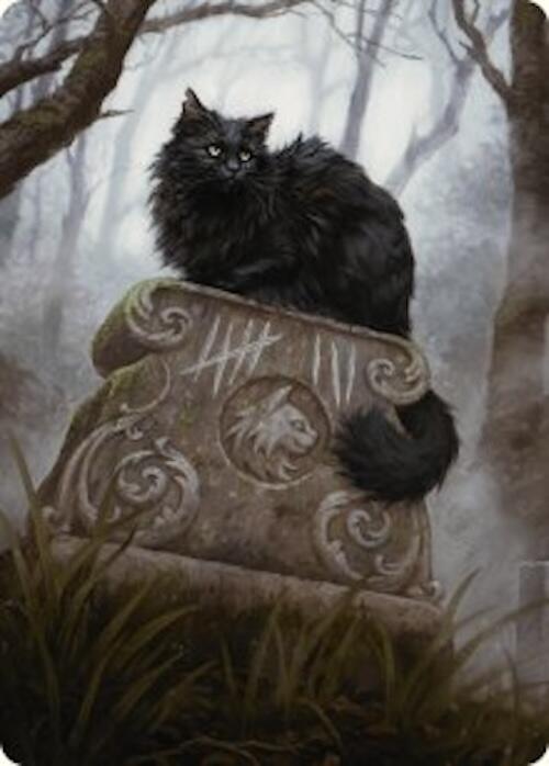 Nine-Lives Familiar 2 Art Card (36/54) [Foundations Art Series] | Exor Games Truro