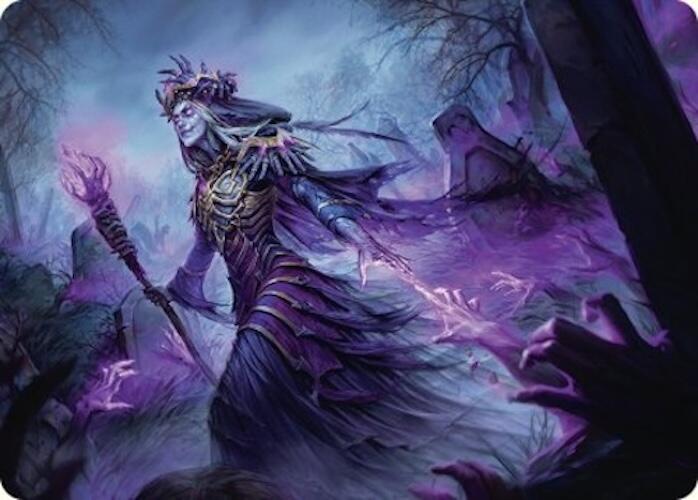 Zul Ashur, Lich Lord Art Card (10/54) [Foundations Art Series] | Exor Games Truro