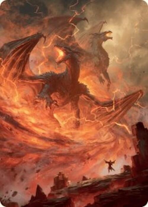 Rite of the Dragoncaller Art Card (38/54) [Foundations Art Series] | Exor Games Truro
