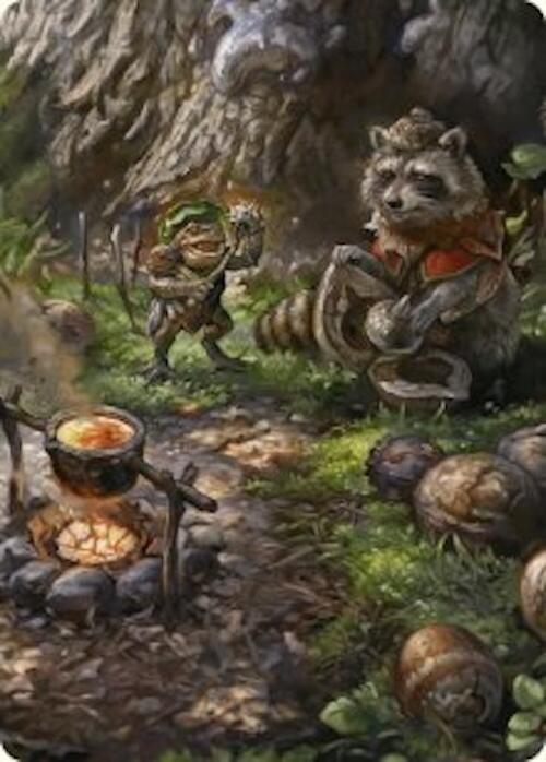 Sylvan Scavenging Art Card (46/54) [Foundations Art Series] | Exor Games Truro