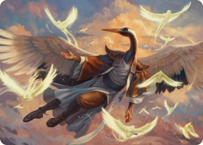 Kykar, Zephyr Awakener Art Card (16/54) [Foundations Art Series] | Exor Games Truro