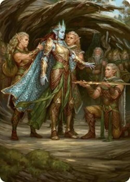 Lathril, Blade of the Elves Art Card (48/54) [Foundations Art Series] | Exor Games Truro