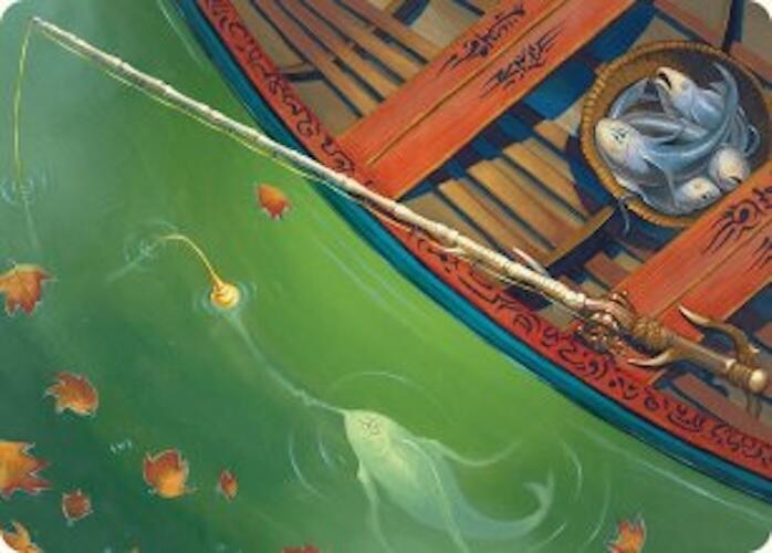Fishing Pole Art Card (18/54) [Foundations Art Series] | Exor Games Truro