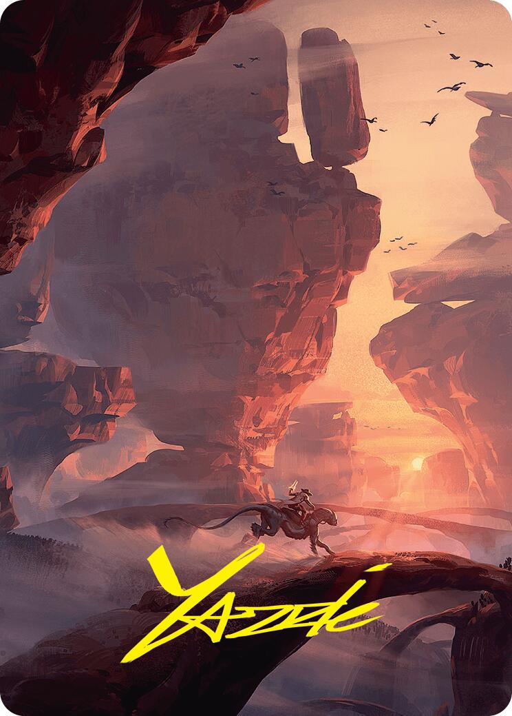 Mountain Art Card (24/54) (Gold-Stamped Signature) [Foundations Art Series] | Exor Games Truro
