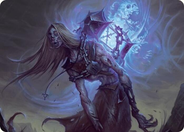 Soul-Shackled Zombie Art Card (9/54) [Foundations Art Series] | Exor Games Truro