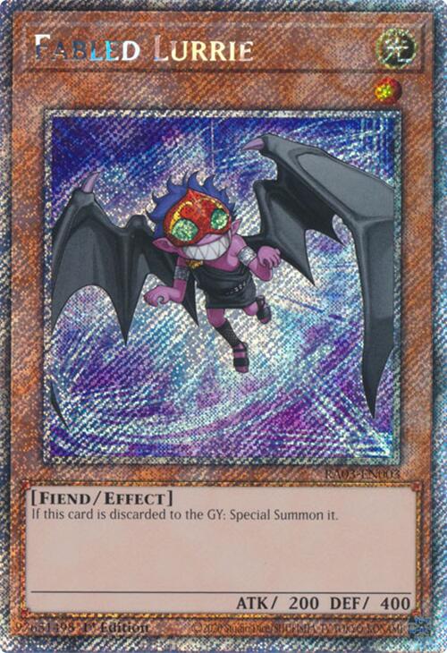 Fabled Lurrie (Platinum Secret Rare) [RA03-EN003] Platinum Secret Rare | Exor Games Truro