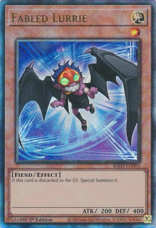 Fabled Lurrie (UTR) [RA03-EN003] Prismatic Ultimate Rare | Exor Games Truro