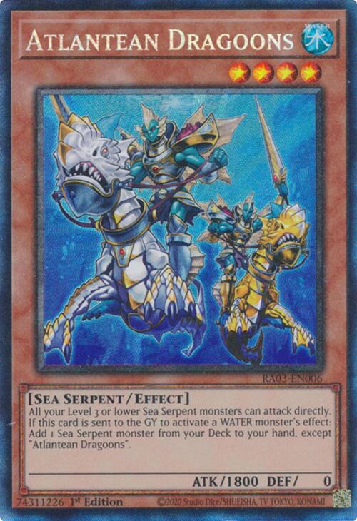 Atlantean Dragoons (CR) [RA03-EN006] Prismatic Collector's Rare | Exor Games Truro