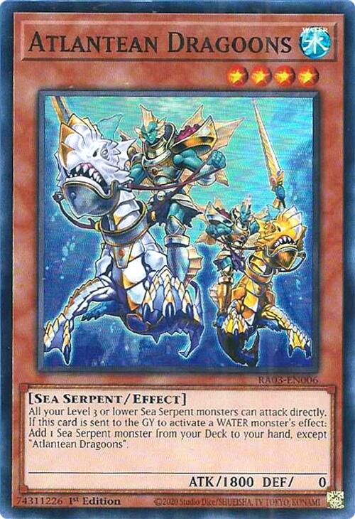 Atlantean Dragoons [RA03-EN006] Super Rare | Exor Games Truro