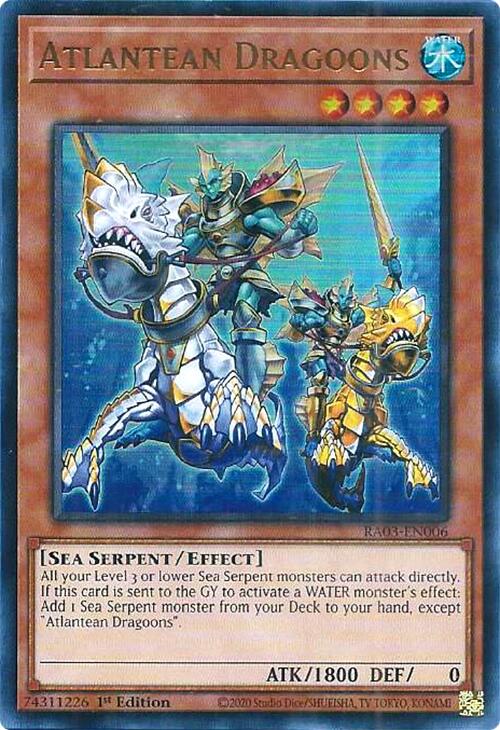 Atlantean Dragoons (UR) [RA03-EN006] Ultra Rare | Exor Games Truro