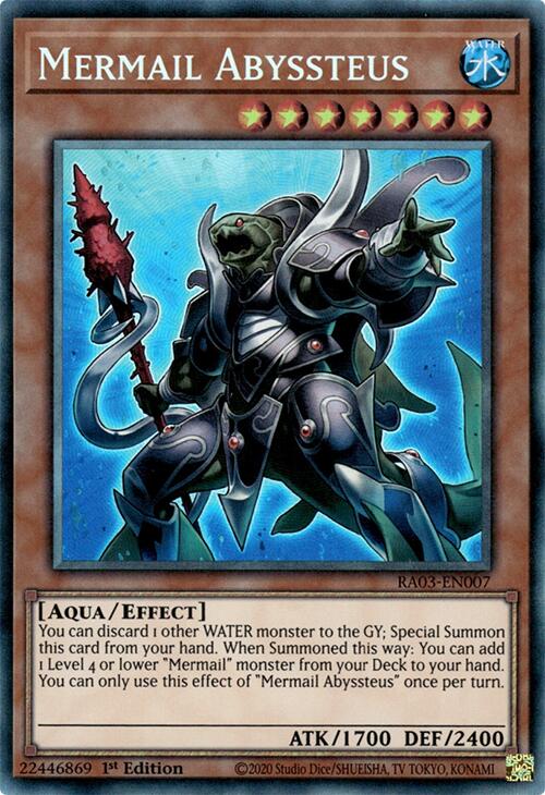 Mermail Abyssteus (CR) [RA03-EN007] Prismatic Collector's Rare | Exor Games Truro