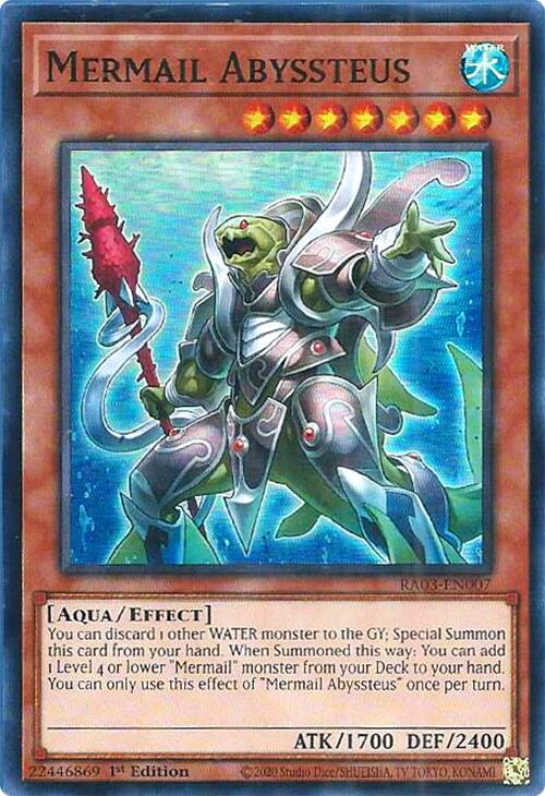 Mermail Abyssteus [RA03-EN007] Super Rare | Exor Games Truro