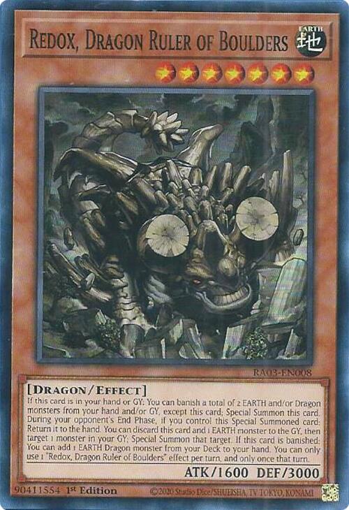 Redox, Dragon Ruler of Boulders [RA03-EN008] Super Rare | Exor Games Truro