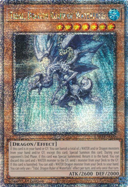Tidal, Dragon Ruler of Waterfalls (Quarter Century Secret Rare) [RA03-EN009] Quarter Century Secret Rare | Exor Games Truro