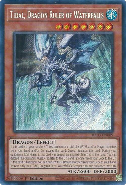 Tidal, Dragon Ruler of Waterfalls (Secret Rare) [RA03-EN009] Secret Rare | Exor Games Truro