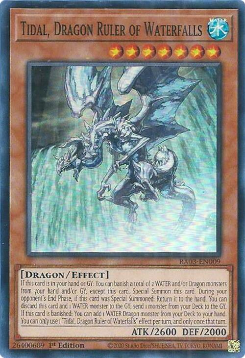 Tidal, Dragon Ruler of Waterfalls [RA03-EN009] Super Rare | Exor Games Truro