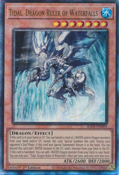 Tidal, Dragon Ruler of Waterfalls (UTR) [RA03-EN009] Prismatic Ultimate Rare | Exor Games Truro