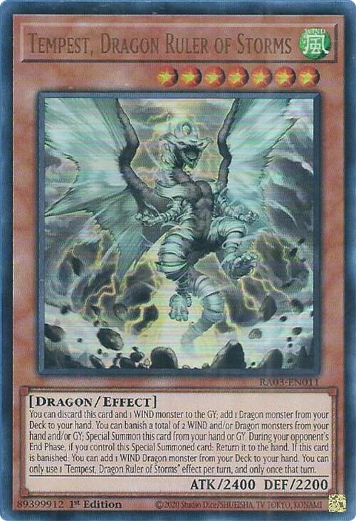 Tempest, Dragon Ruler of Storms (UR) [RA03-EN011] Ultra Rare | Exor Games Truro