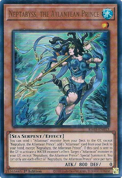 Neptabyss, the Atlantean Prince (UR) [RA03-EN013] Ultra Rare | Exor Games Truro