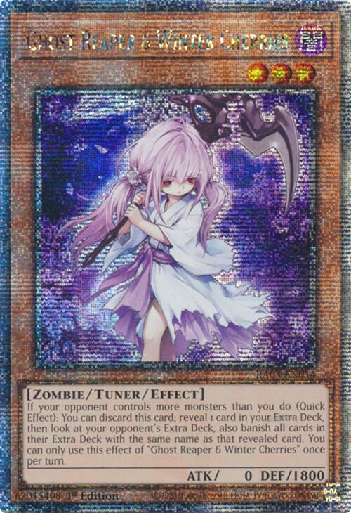 Ghost Reaper & Winter Cherries (Quarter Century Secret Rare) [RA03-EN014] Quarter Century Secret Rare | Exor Games Truro