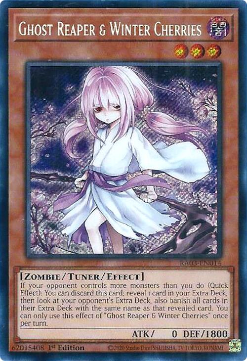 Ghost Reaper & Winter Cherries (Secret Rare) [RA03-EN014] Secret Rare | Exor Games Truro