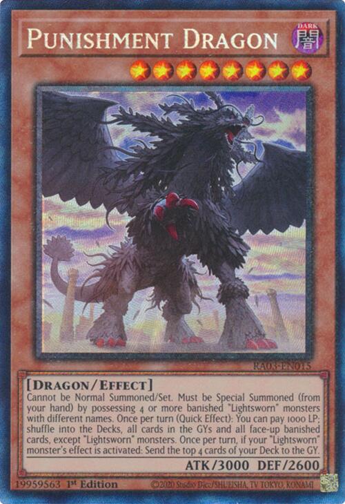 Punishment Dragon (CR) [RA03-EN015] Prismatic Collector's Rare | Exor Games Truro