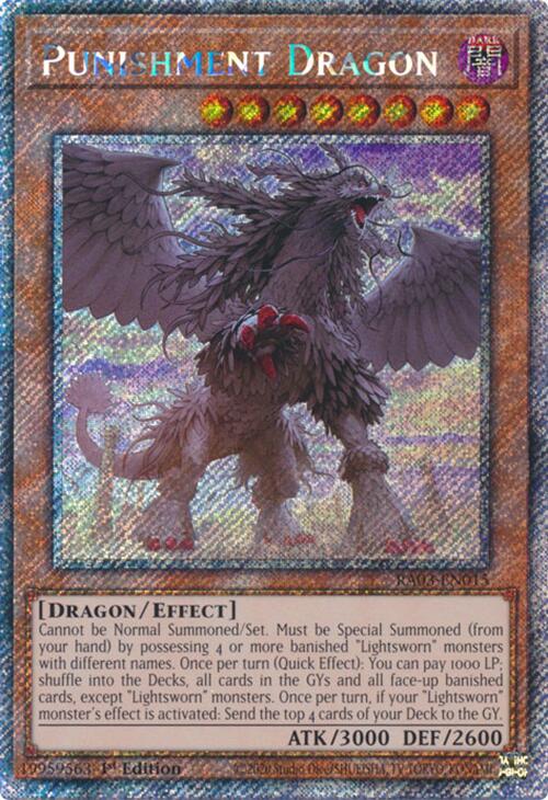 Punishment Dragon (Platinum Secret Rare) [RA03-EN015] Platinum Secret Rare | Exor Games Truro