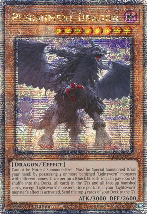 Punishment Dragon (Quarter Century Secret Rare) [RA03-EN015] Quarter Century Secret Rare | Exor Games Truro