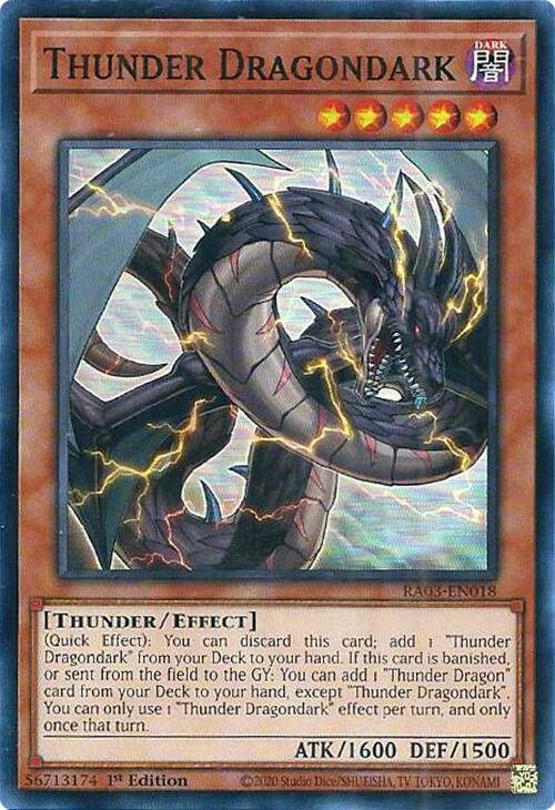 Thunder Dragondark [RA03-EN018] Super Rare | Exor Games Truro