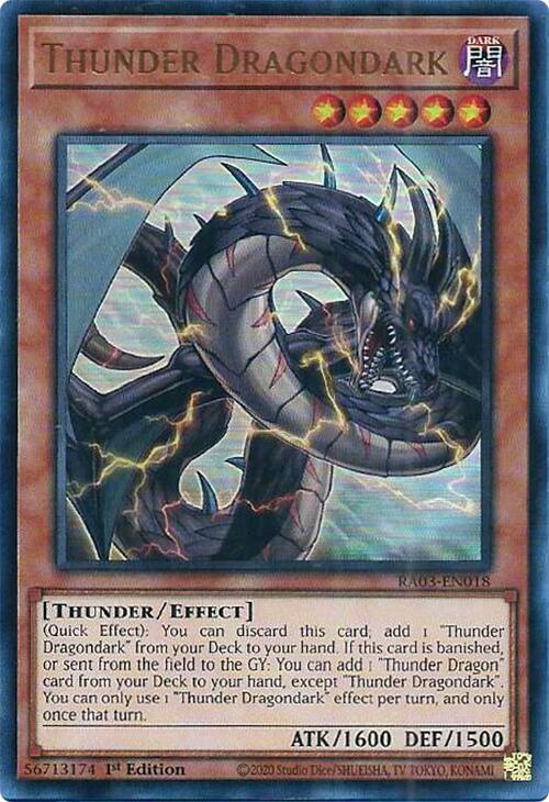 Thunder Dragondark (UR) [RA03-EN018] Ultra Rare | Exor Games Truro