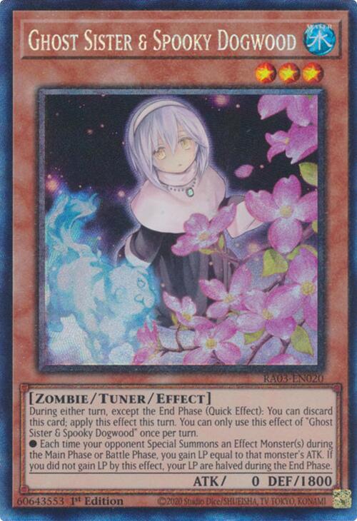 Ghost Sister & Spooky Dogwood (Alternate Art) (CR) [RA03-EN020] Prismatic Collector's Rare | Exor Games Truro