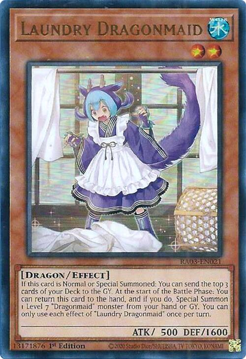 Laundry Dragonmaid (UR) [RA03-EN021] Ultra Rare | Exor Games Truro