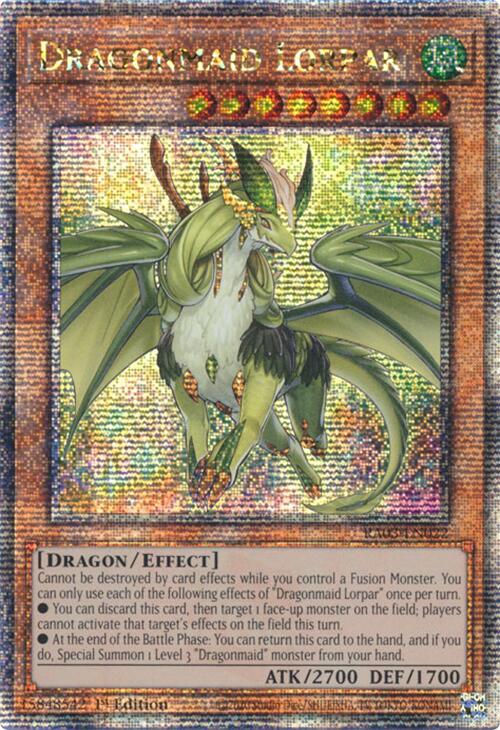 Dragonmaid Lorpar (Quarter Century Secret Rare) [RA03-EN022] Quarter Century Secret Rare | Exor Games Truro