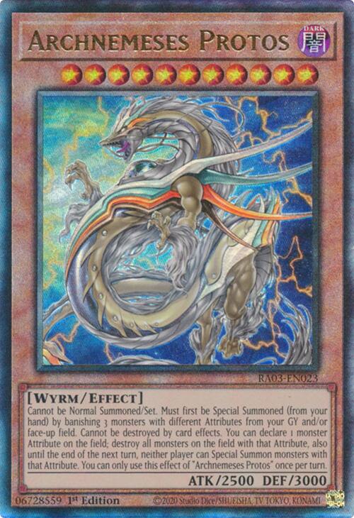 Archnemeses Protos (UTR) [RA03-EN023] Prismatic Ultimate Rare | Exor Games Truro