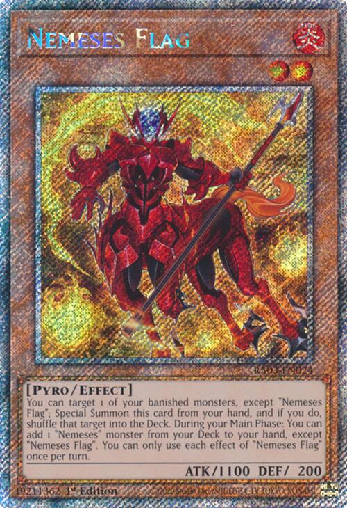 Nemeses Flag (Platinum Secret Rare) [RA03-EN024] Platinum Secret Rare | Exor Games Truro