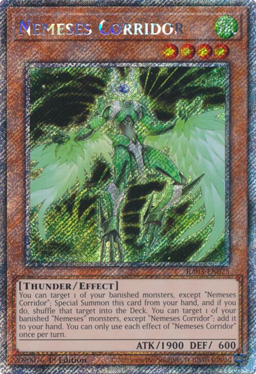 Nemeses Corridor (Platinum Secret Rare) [RA03-EN025] Platinum Secret Rare | Exor Games Truro