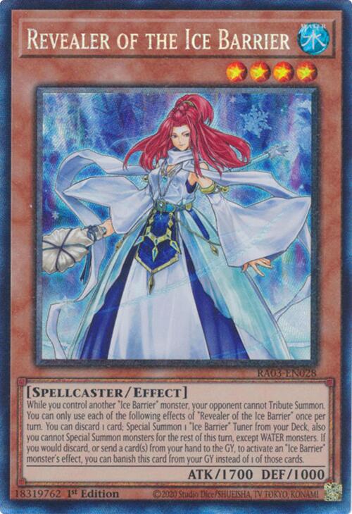 Revealer of the Ice Barrier (CR) [RA03-EN028] Prismatic Collector's Rare | Exor Games Truro