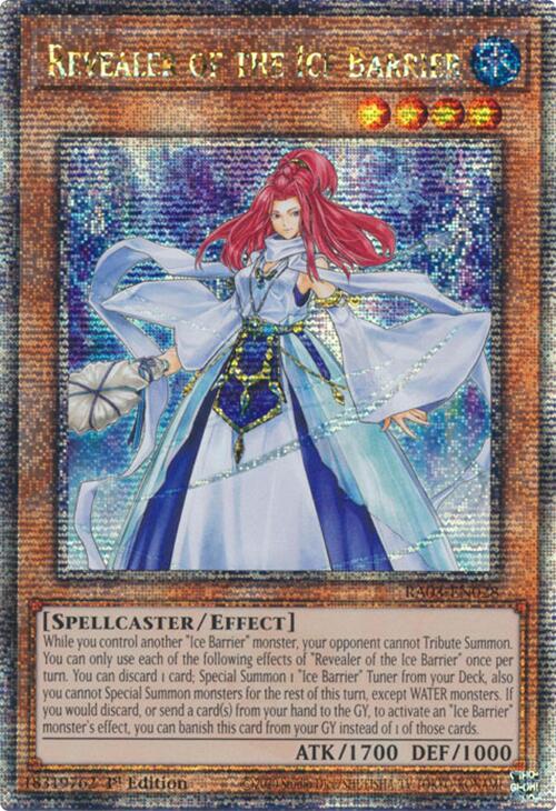 Revealer of the Ice Barrier (Quarter Century Secret Rare) [RA03-EN028] Quarter Century Secret Rare | Exor Games Truro