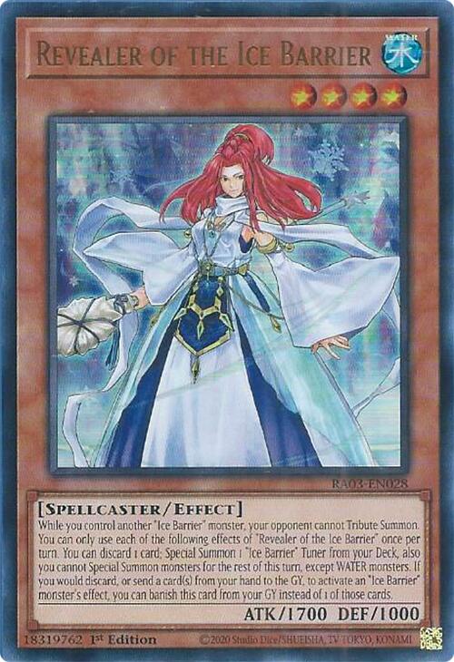 Revealer of the Ice Barrier (UR) [RA03-EN028] Ultra Rare | Exor Games Truro