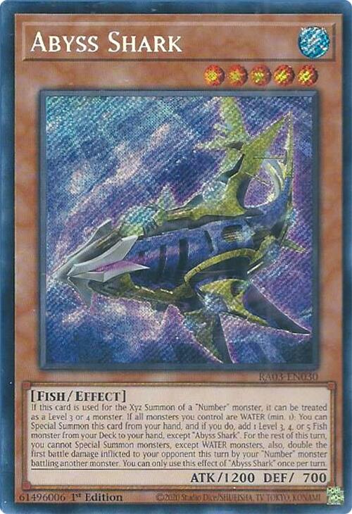 Abyss Shark (Secret Rare) [RA03-EN030] Secret Rare | Exor Games Truro