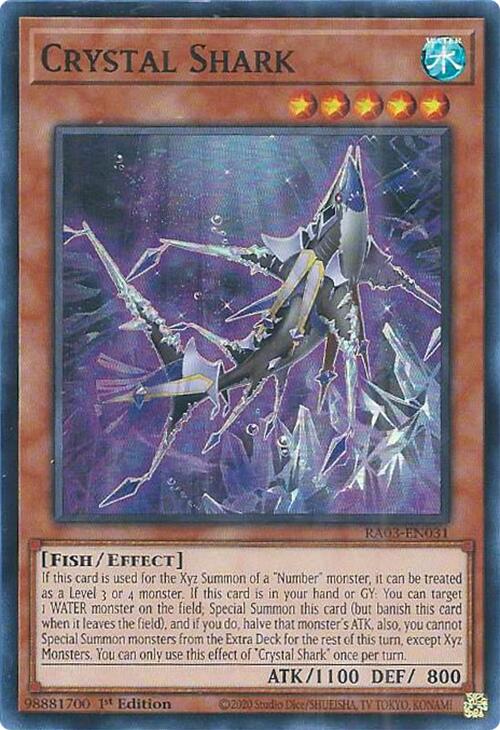 Crystal Shark [RA03-EN031] Super Rare | Exor Games Truro
