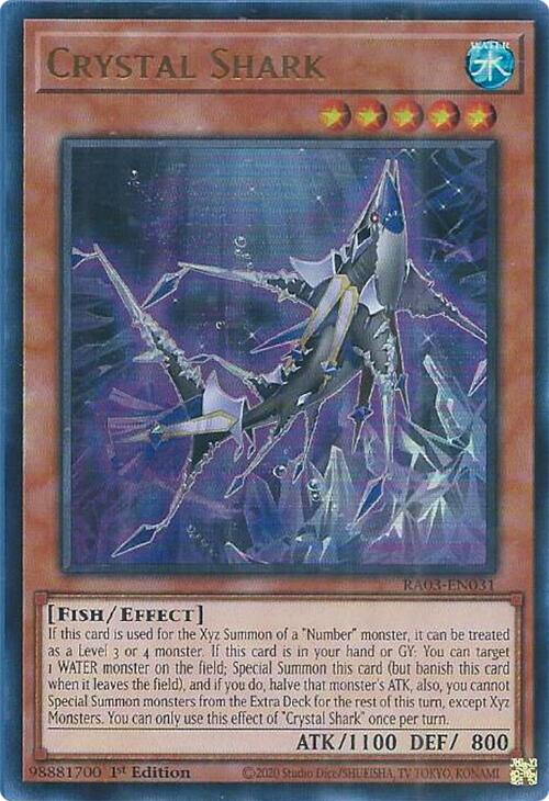 Crystal Shark (UR) [RA03-EN031] Ultra Rare | Exor Games Truro